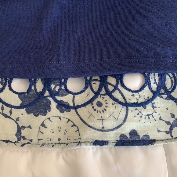 Chelsea & Violet Blue and White Print Dress Size XS - Picture 8 of 10